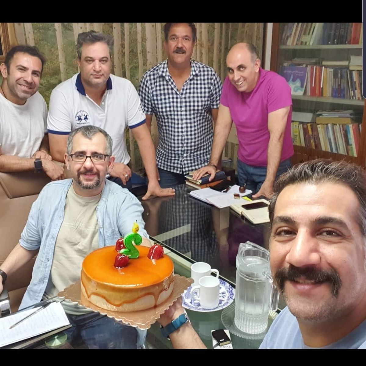 جشن تولد محمد نادری در جمع دوستانه+عکس