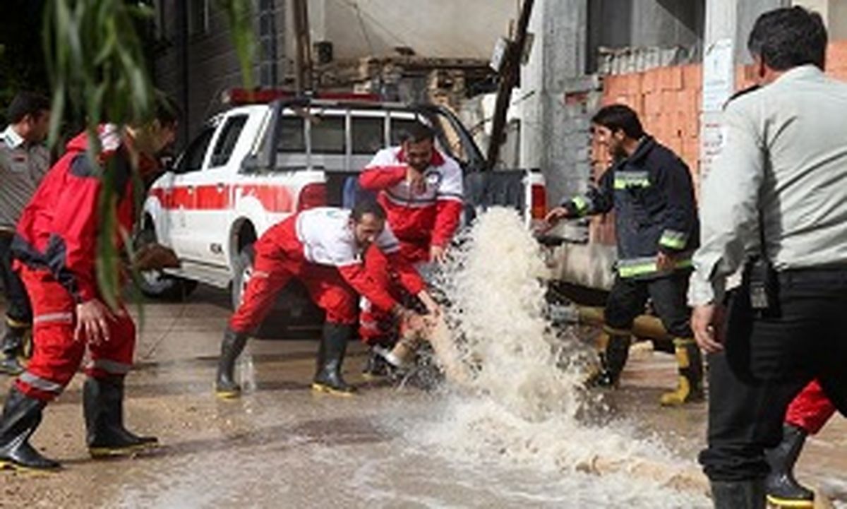 انجام عملیات سیل و آبگرفتگی در 4 استان کشور