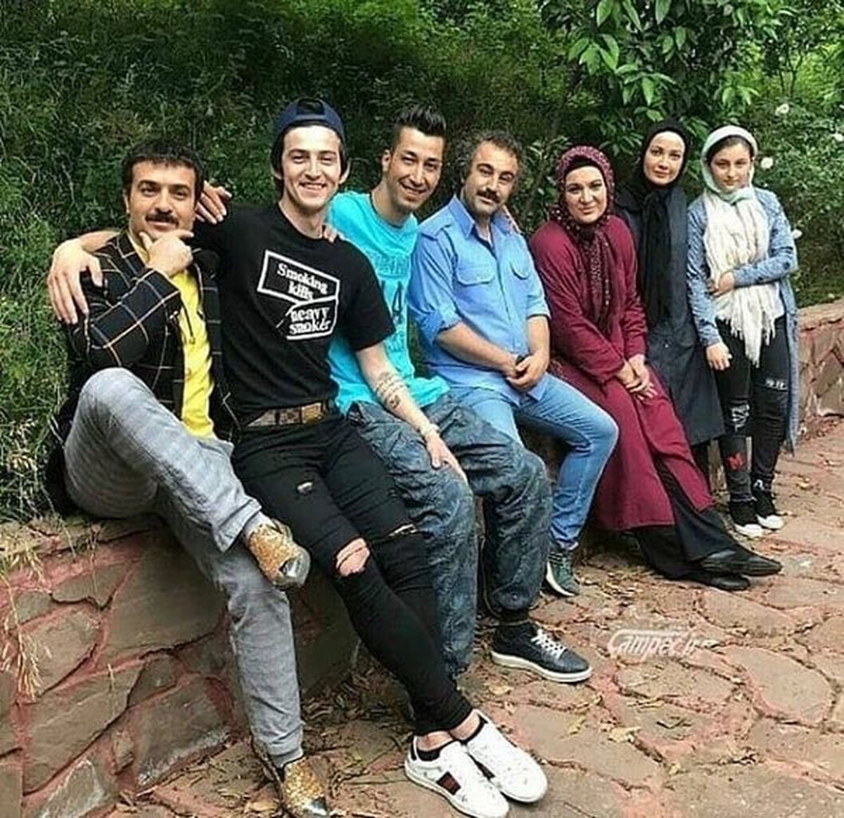 بازیکن معروف و ستاره ایران در میان بازیگران پایتخت+عکس