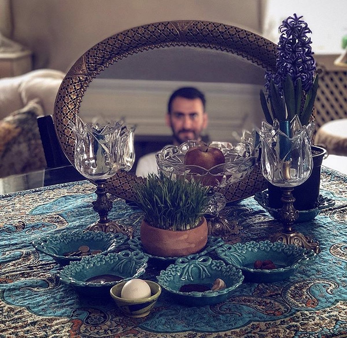 نیما شعبان نزاد در آینه هفت سین + عکس