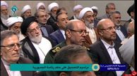 قالیباف کنار چه کسانی در مراسم تنفیذ نشست؟