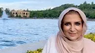 عکس خوش آب و رنگ مجری به خانه برمیگردیم