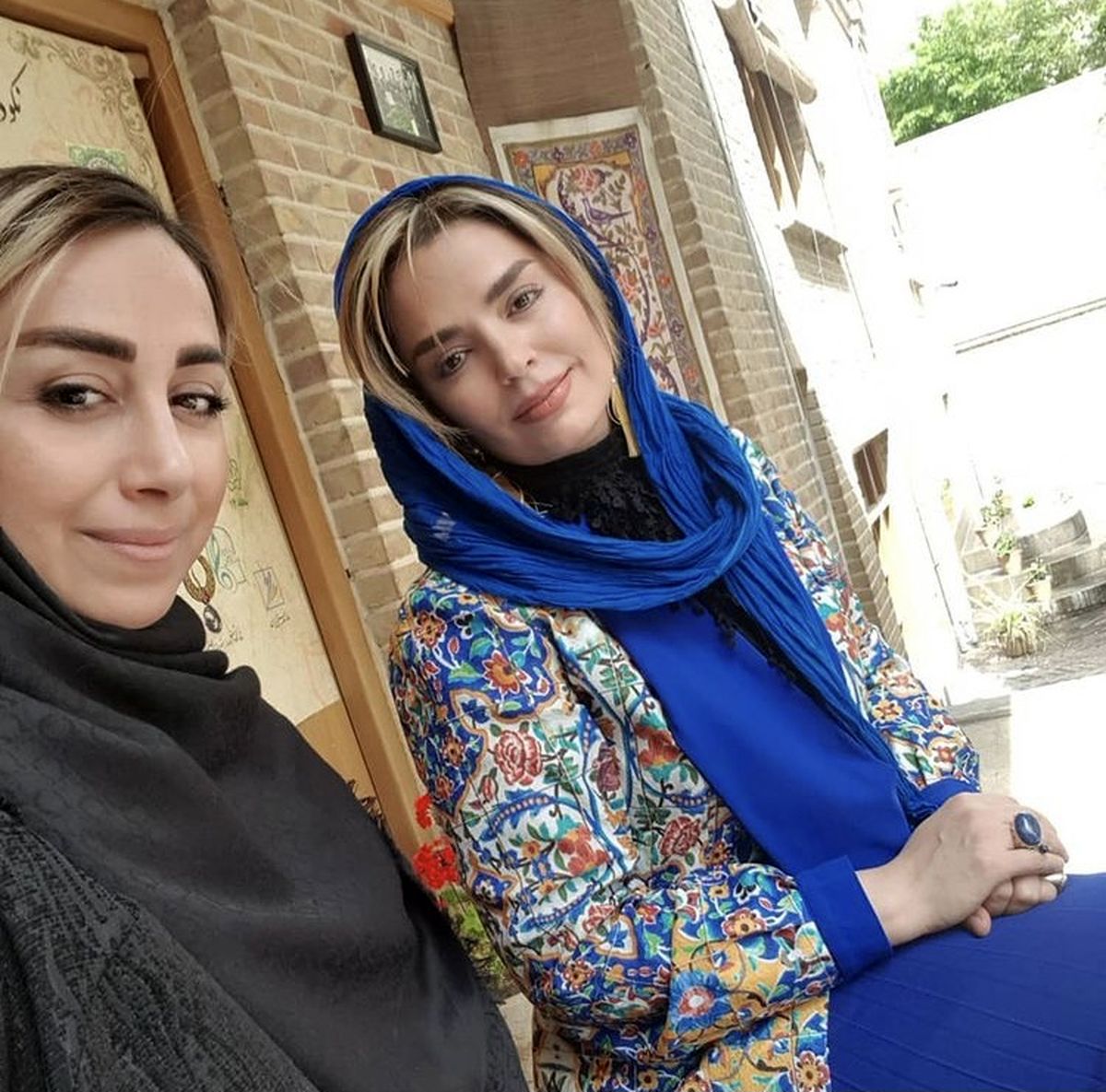 سپیده خداوردی در کنار دوستش + عکس