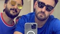 تیپ استقلالی نیما شعبان نژاد در کنار دوستش + عکس
