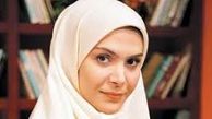 شیوا بلوریان در جنگل برفی/عکس