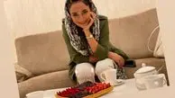 تولد ساده بهاره افشاری در خانه اش + عکس