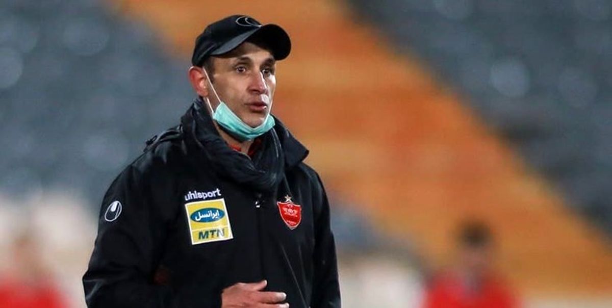 اعتراض شدید سرمربی پرسپولیس به داور