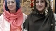 تبسم هاشمی و‌دوستش + عکس