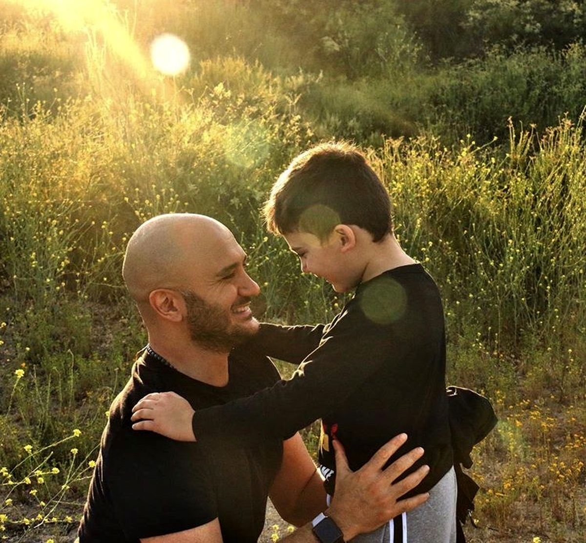 عاشقانه های احسان کرمی و پسرش + عکس
