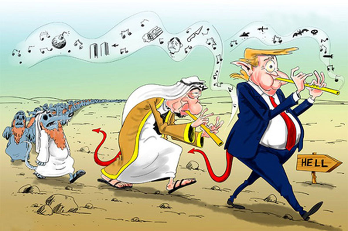 کاریکاتور/ مسیر ساحل امن دجال!!!