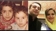 کمند امیرسلیمانی و برادرش در گذر زمان + عکس