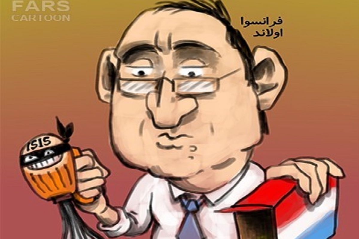 کاریکاتور/تداوم پروژه اسلام هراسی در فرانسه!
