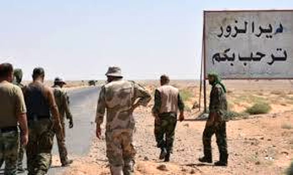 حمله داعش به یک پایگاه در دیرالزور