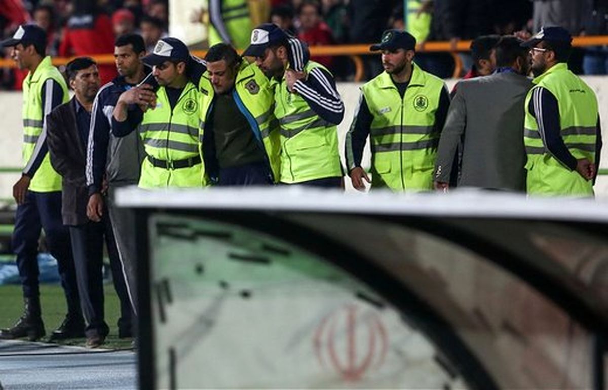 حضور شبانه‌روزی پلیس مقابل هتل پرسپولیس