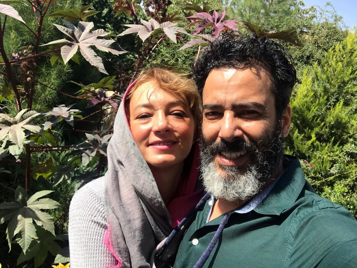 عکس عاشقانه نیما فلاح و همسرش