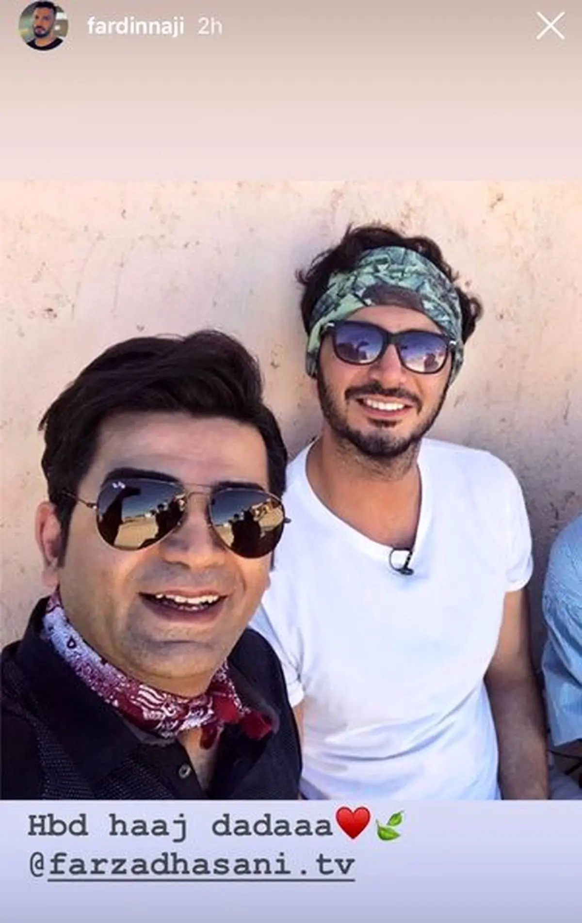 تیپ اسپورت فرزاد حسنی و رفیق رالی کارش+عکس
