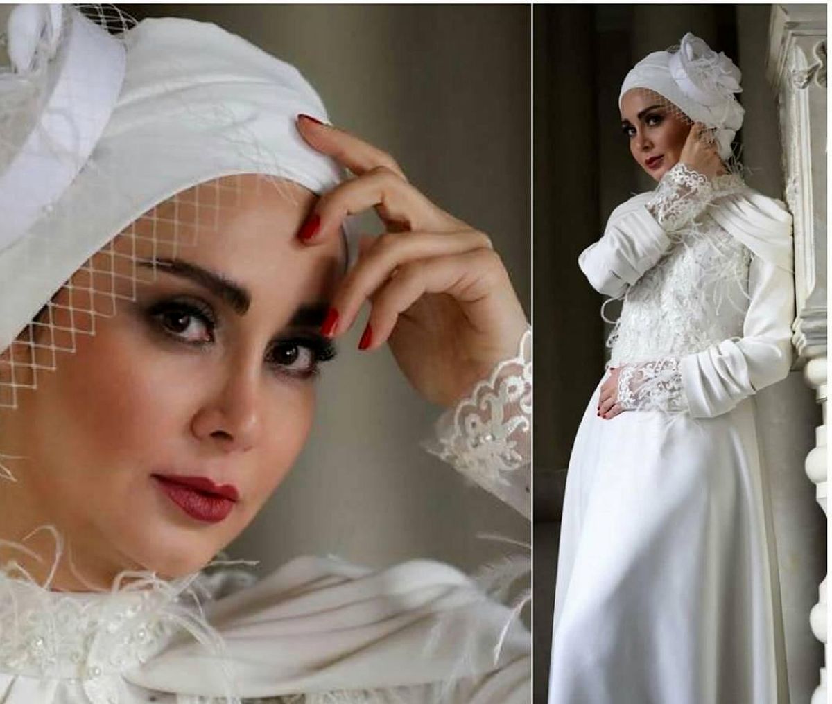  بازیگر ستایش با لباس عروس+عکس