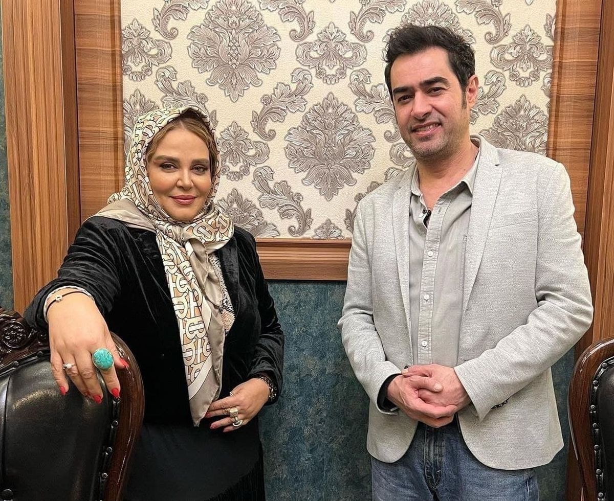 تیپ شهاب حسینی در کنار بهاره رهنما