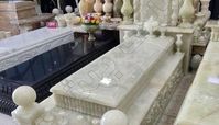 سنگ مزار هم لاکچری شد + ویدئوی سنگ مزار فاتحه‌خوان