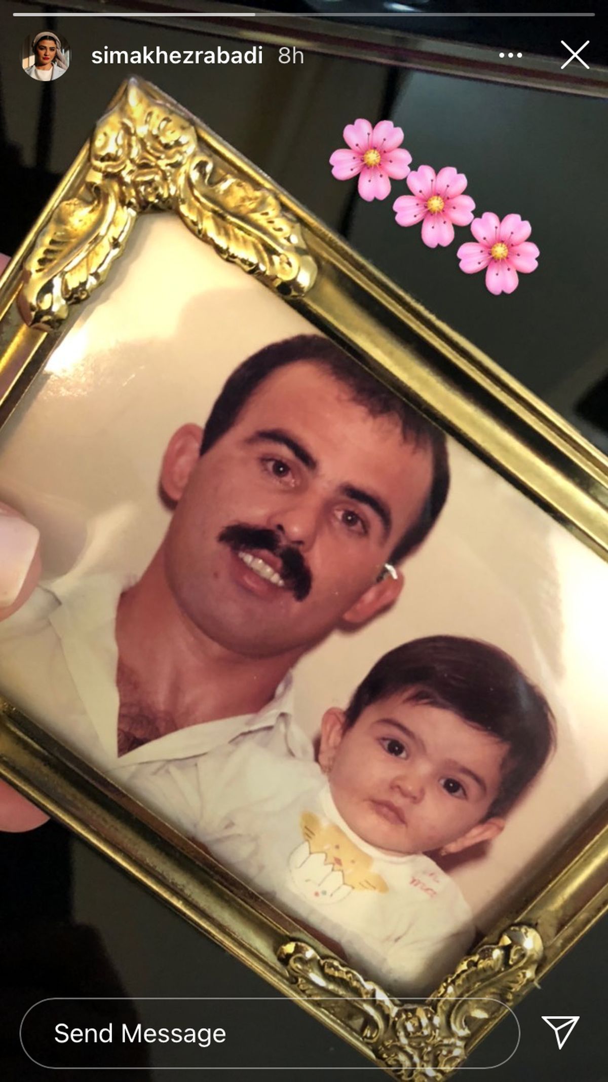 کودکی سیما خضرآبادی + عکس