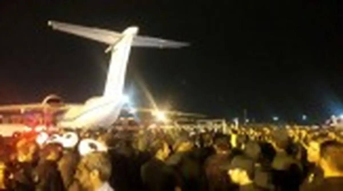 پیکر مطهر شهید مدافع حرم محسن حججی وارد تهران شد/ عکس