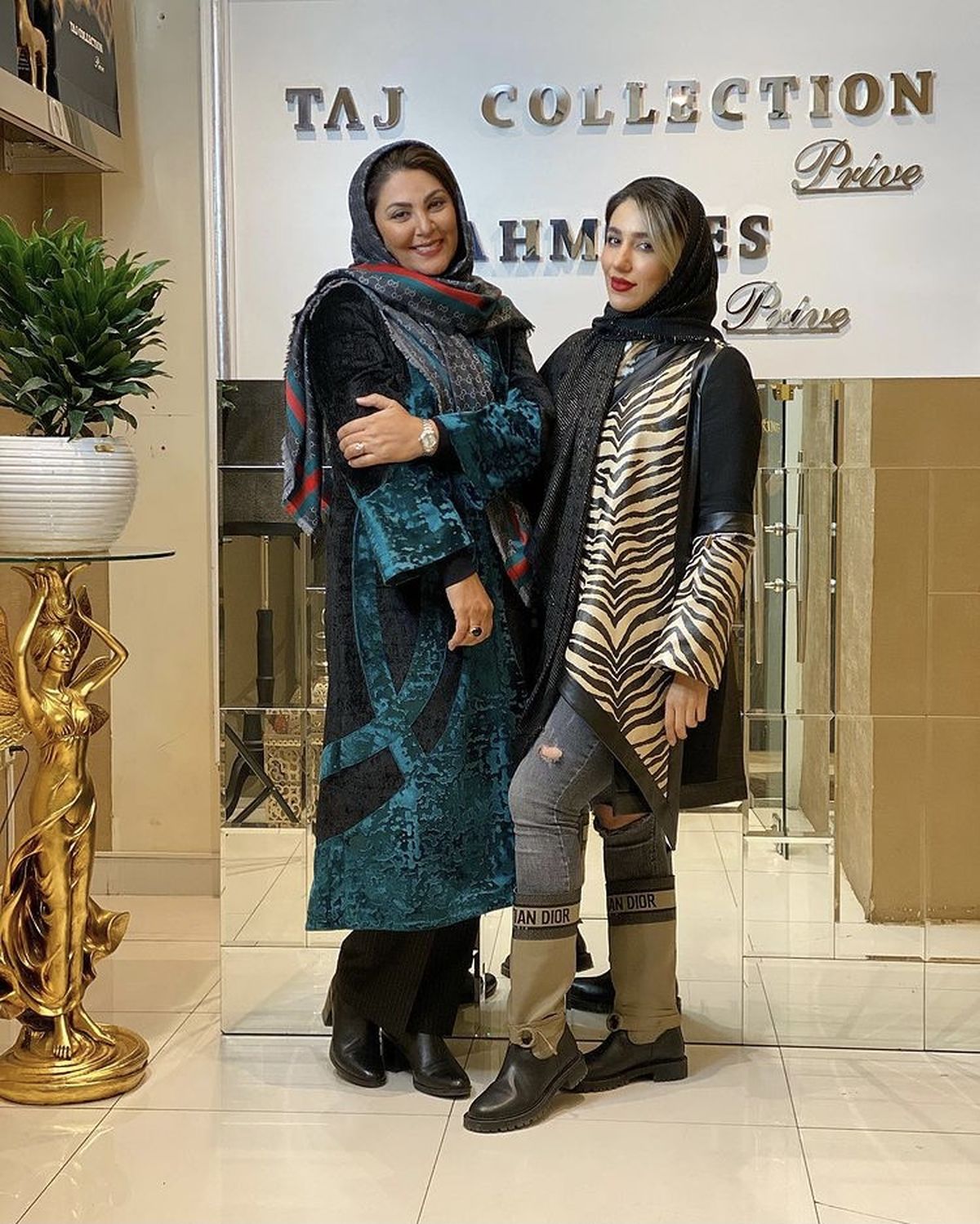لاله اسکندری و دوستش + عکس