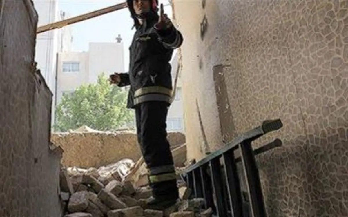 ریزش آوار در عبادتگاه کلیمیان تهران