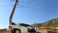 تصادف فوق العاده عجیب در یاسوج + عکس