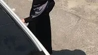 پوشش متفاوت خاله شادونه در خیابان + عکس