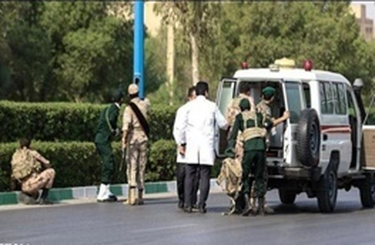 پیکر بی‌جان کودکی که در حمله تروریستی اهواز به شهادت رسید