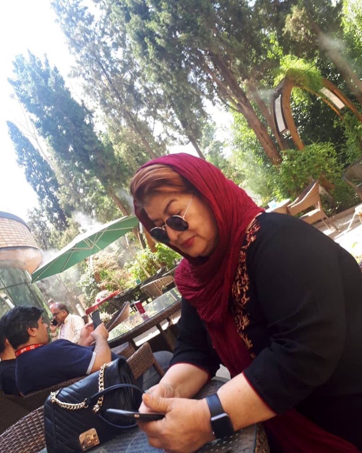 کار سخت خانم کارگردان در اصفهان+عکس