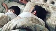 محسن چاوشی و پسر کپی خودش+عکس