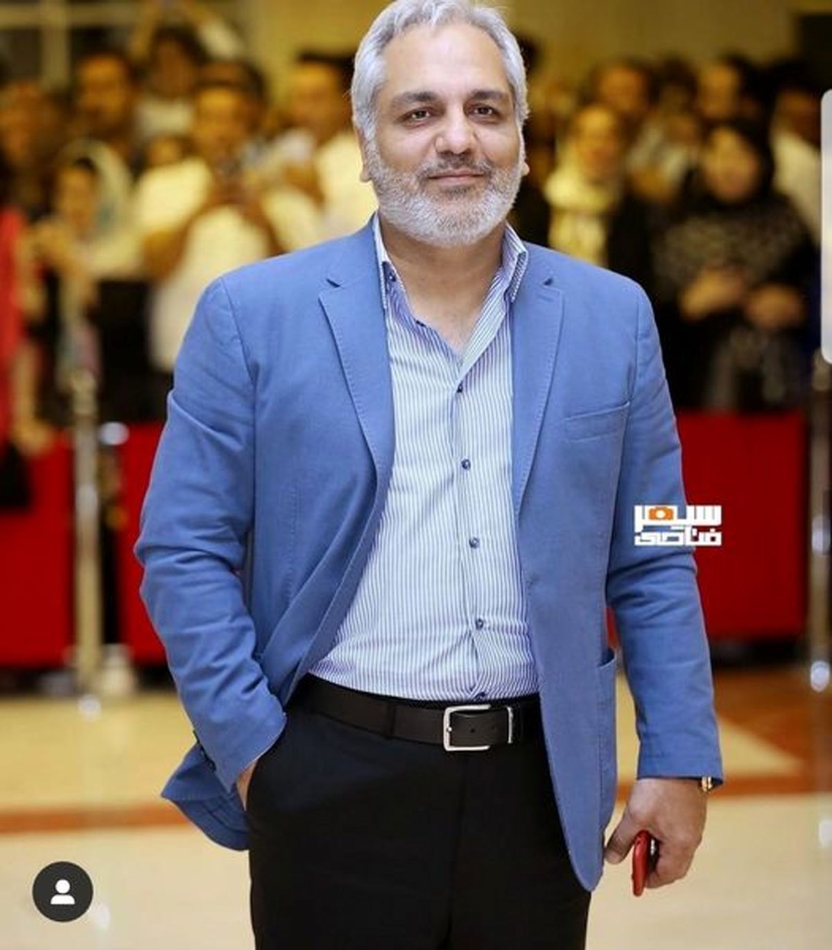 مهران مدیری با ظاهری متفاوت+عکس