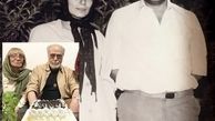 جوانی های اکبر زنجانپور و همسرش + عکس