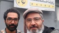 سلفی اتابک نادری با دوست تماشاخانه ای + عکس