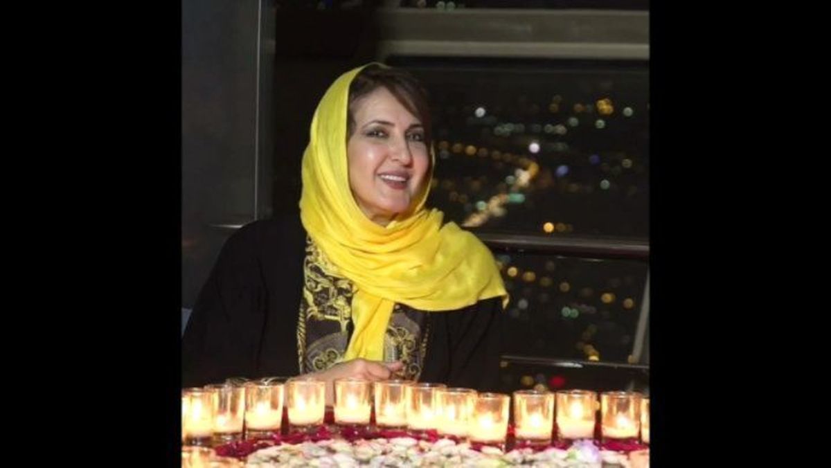 جشن تولد متفاوت خانم بازیگر در رستوران برج میلاد+عکس