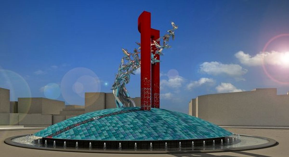 رونمایی از طرح نماد حجمی میدان انقلاب 