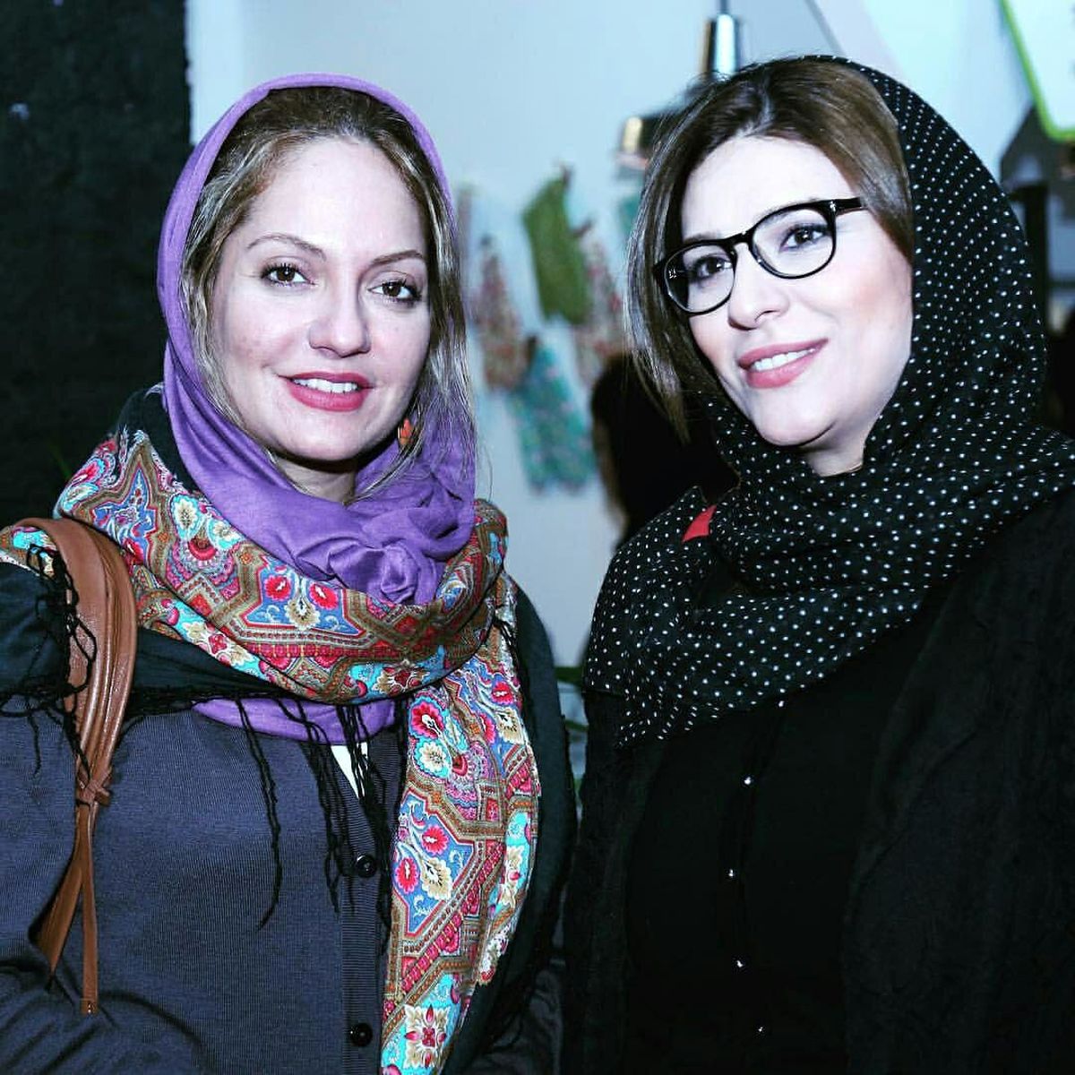 مهناز افشار در کنار بازیگر زن معروف با تیپ جذاب+ عکس