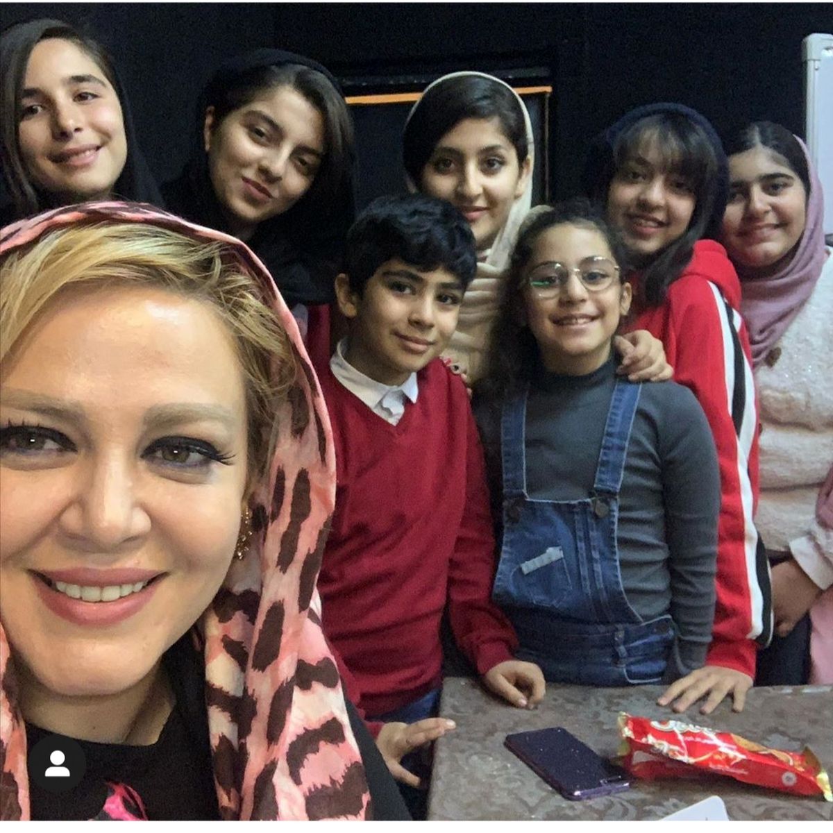 بهاره رهنما به همراه هنرجویانش + عکس 