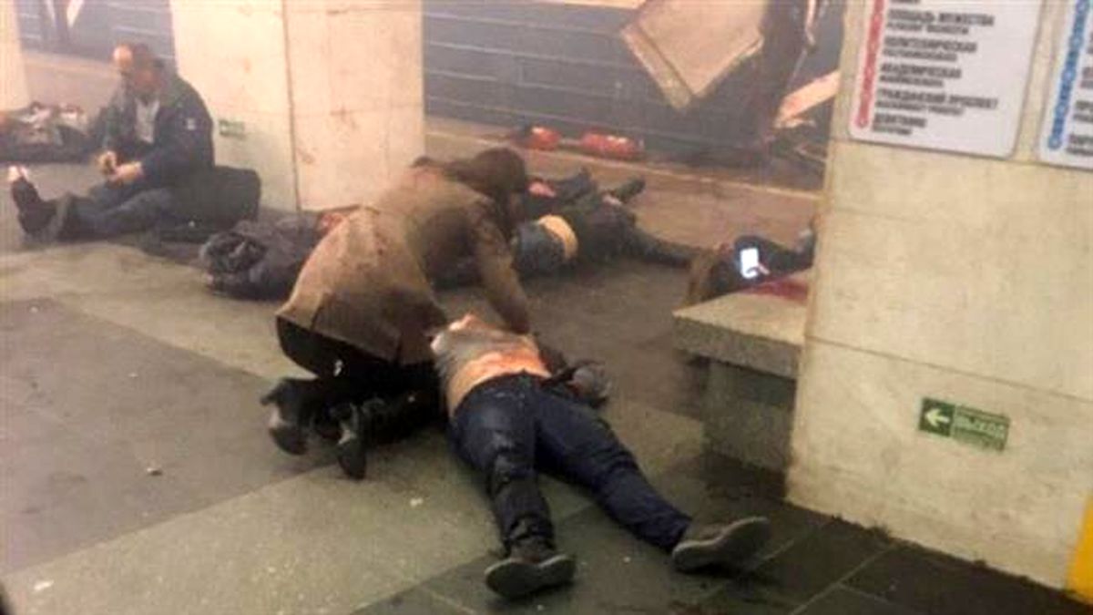 افزایش آمار قربانیان انفجار مرگبار شهر سن پترزبورگ