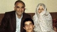 فرزاد حسنی و‌ پدر و ‌مادرش + عکی