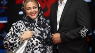 تیپ پلنگی بهاره رهنما در کنار همسرش+عکس