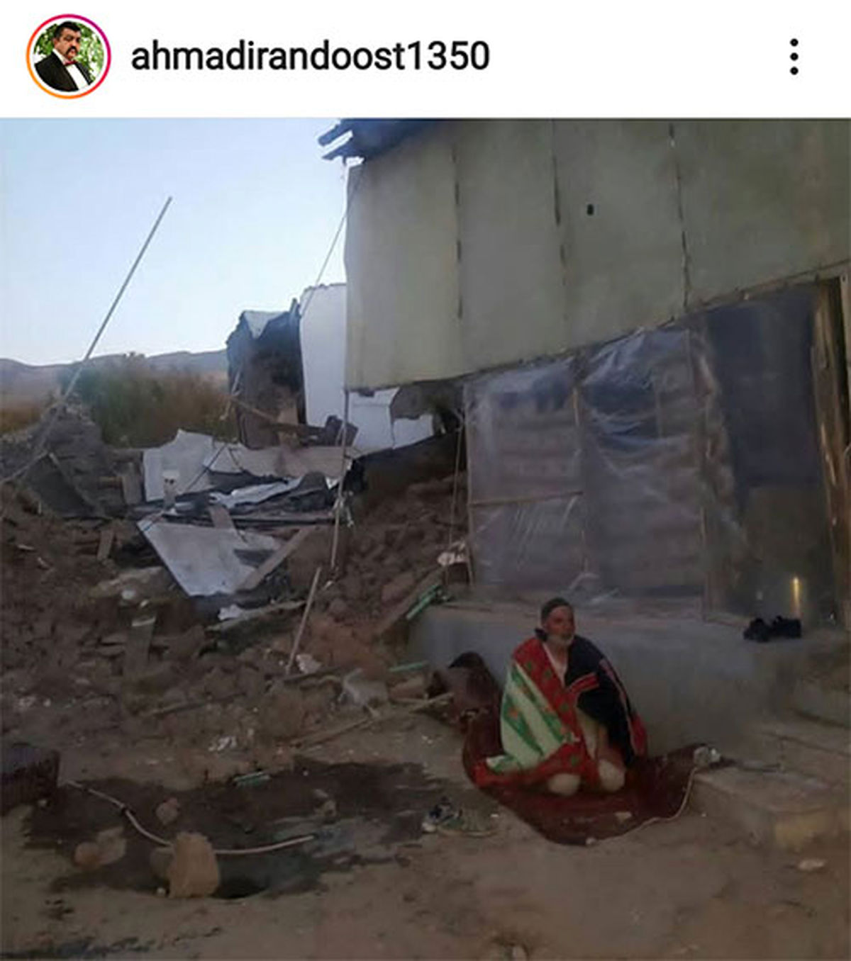 تصویری تکان دهنده از آذربایجان در صفحه احمد ایراندوست+عکس