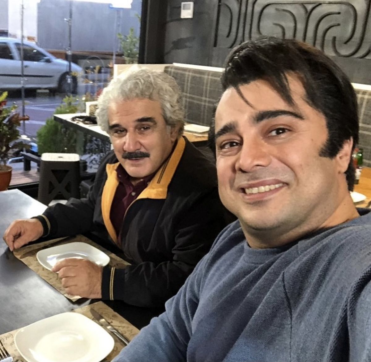 گریم‌ متفاوت سپند امیرسلیمانی و‌مهدی هاشمی + عکس