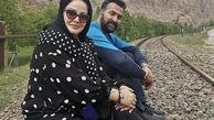 بهاره رهنما و حاجیشون روی ریل قطار + عکس