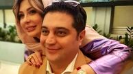 حضور خانم بازیگر در کنار همسرش
