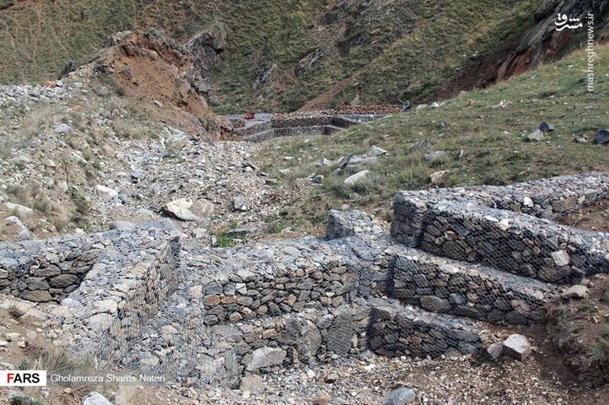 جلوگیری از جاری شدن سیل در ارتفاعات کلاردشت