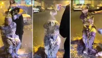 جشن تولد خطرناکی که در خیابان های تهران برگزار شد+عکس