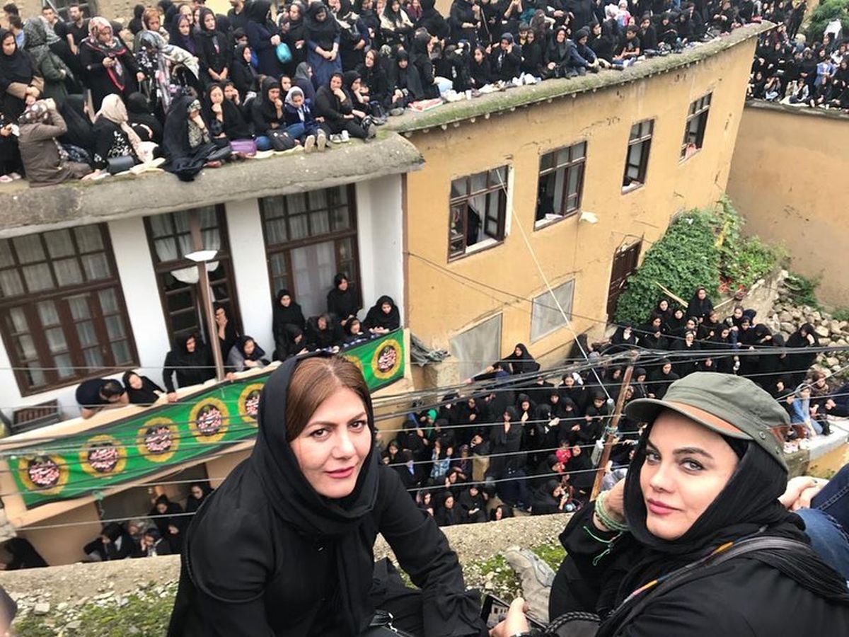 عزاداری متفاوت خانم کارگردان در محرم+عکس