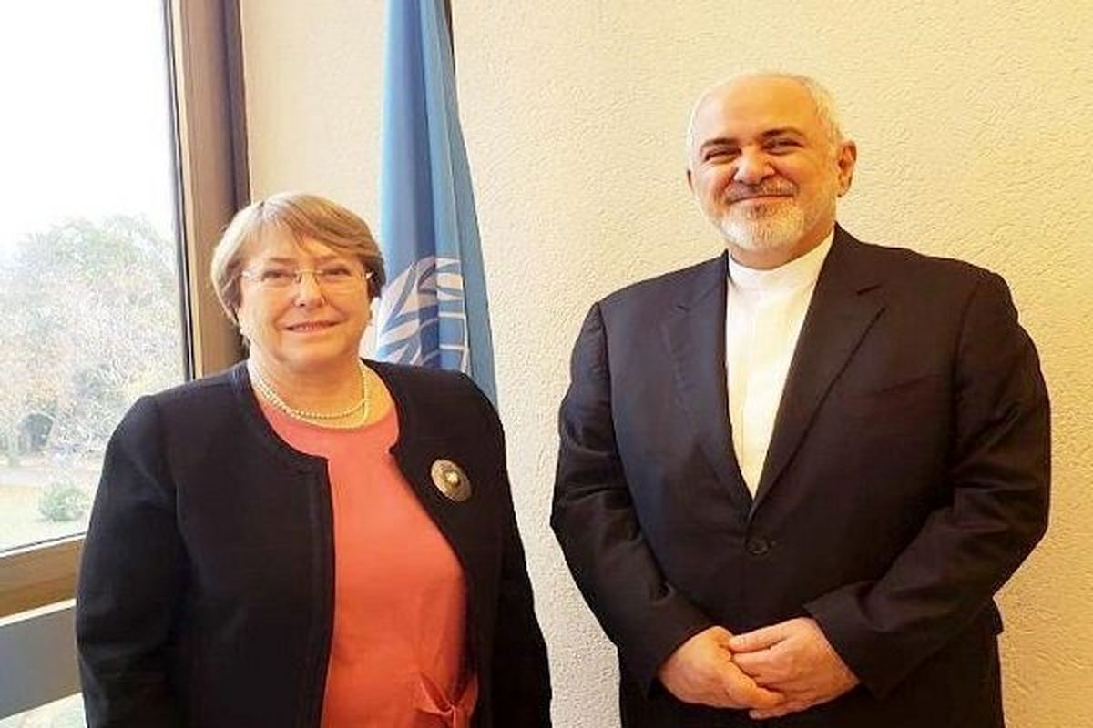 ظریف با «کمیساریای عالی حقوق بشر سازمان ملل» دیدار کرد